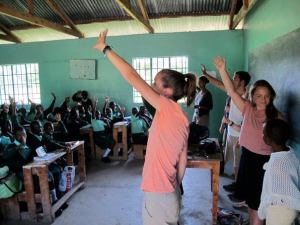 QHO students visited several schools and community groups in the Nyatike region in 2012.