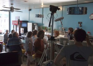 You see two actors in the film. Behind them is a horde of other talents creating the finished product.