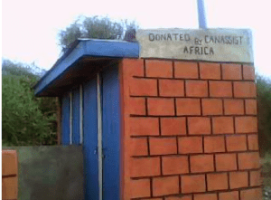New Latrines at Osiri Village - August 2013 