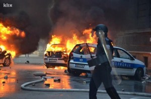 On a Sarajevo street last week.
