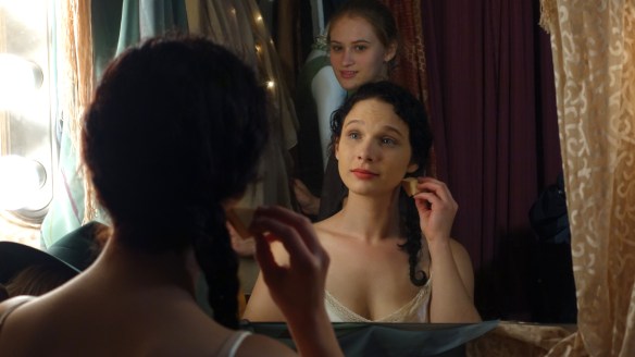 Jennifer Verardi and Amelia MacKenzie-Gray-Hyre in a scene from Fault.