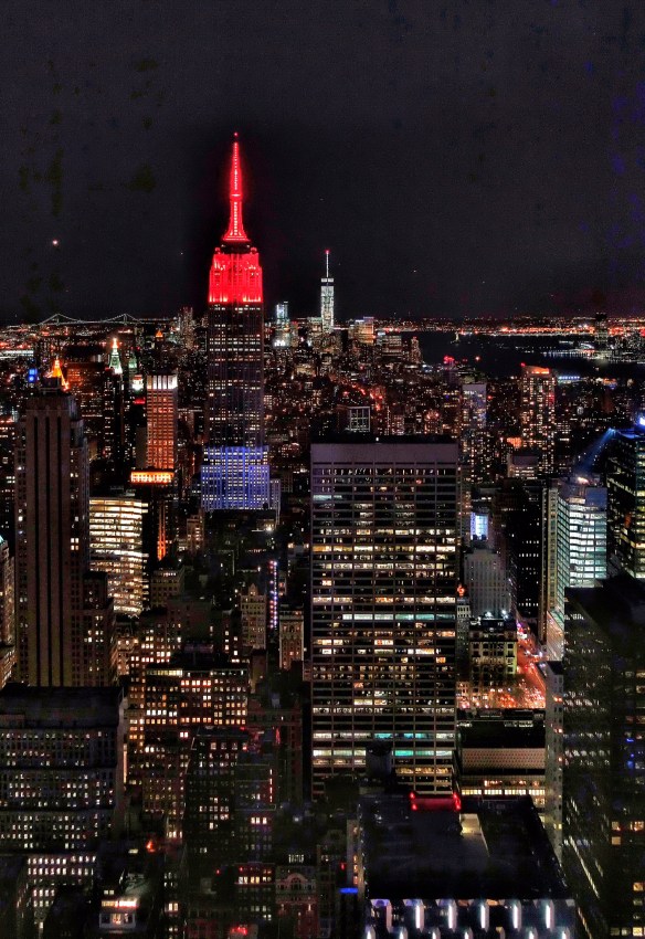 View from the top of the Rockefeller Centre - 50th St