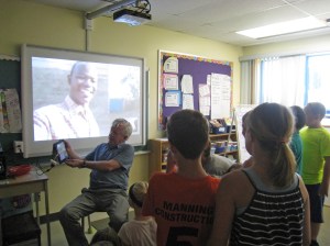 Last week, students at Glenburnie School chatted live online with CanAssist Field Representative Dan Otieno in Kenya. Dan was able to greet each one personally and thank them for their contributions to help the St Catherine School.