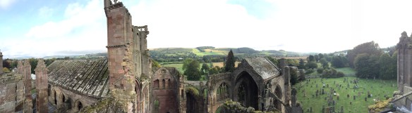 Melrose Abbey pano 1